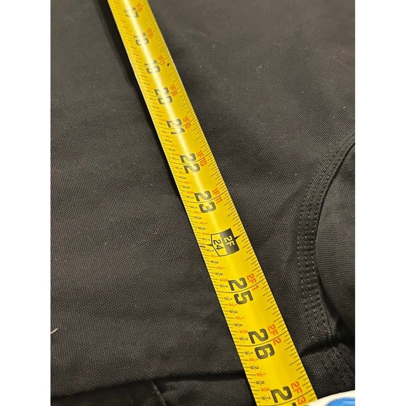 Brazos Work Force Mens Black Hooded Jacket XL Full Zip Up Workwear Coat - Picture 6 of 11